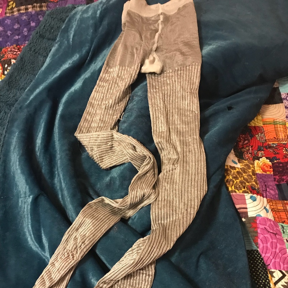 Silver tights